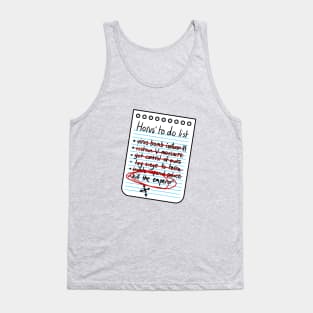 To do list Tank Top